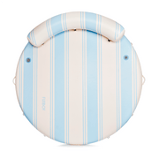 Floating Dock Blue and White Striped Leisure Island